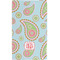 Blue Paisley Hand Towel (Personalized)