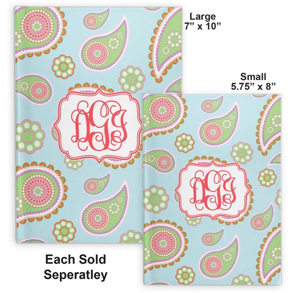 Blue Paisley Hard Cover Journal - Compare