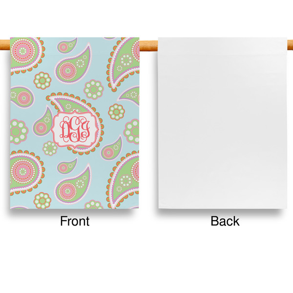 Blue Paisley House Flags - Single Sided - APPROVAL