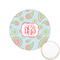 Blue Paisley Printed Cookie Topper - 1.25" (Personalized)