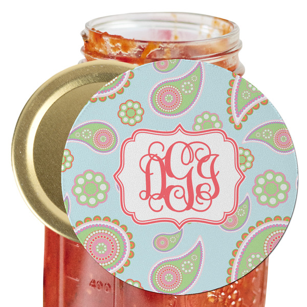 Custom Blue Paisley Jar Opener (Personalized)