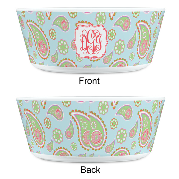 Blue Paisley Kids Bowls - APPROVAL