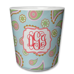 Blue Paisley Plastic Tumbler 6oz (Personalized)