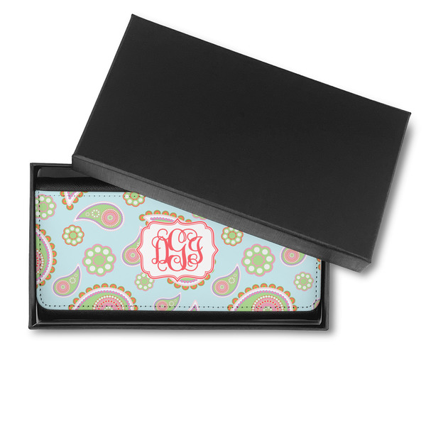 Blue Paisley Ladies Wallet - in box