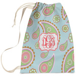 Blue Paisley Laundry Bag (Personalized)
