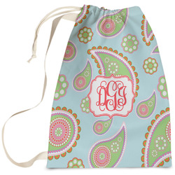 Blue Paisley Laundry Bag (Personalized)