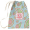 Blue Paisley Laundry Bag (Personalized)