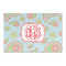 Blue Paisley Large Rectangle Car Magnets- Front/Main/Approval
