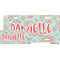 Blue Paisley License Plate (Sizes)
