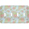 Blue Paisley Light Switch Cover (4 Toggle Plate)