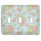 Blue Paisley Light Switch Covers (3 Toggle Plate)
