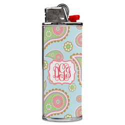 Blue Paisley Case for BIC Lighters (Personalized)