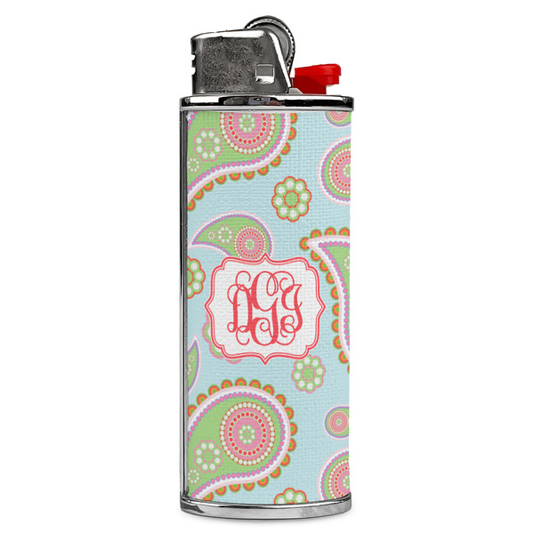 Custom Blue Paisley Case for BIC Lighters (Personalized)