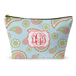 Blue Paisley Makeup Bag (Personalized)