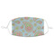 Blue Paisley Mask1 Adult Small