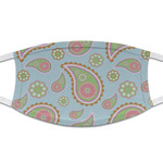 Blue Paisley Cloth Face Mask (T-Shirt Fabric)