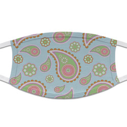 Blue Paisley Cloth Face Mask (T-Shirt Fabric)
