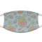 Blue Paisley Cloth Face Mask (T-Shirt Fabric)