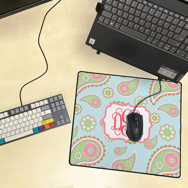 Blue Paisley Medium Gaming Mats - LIFESTYLE