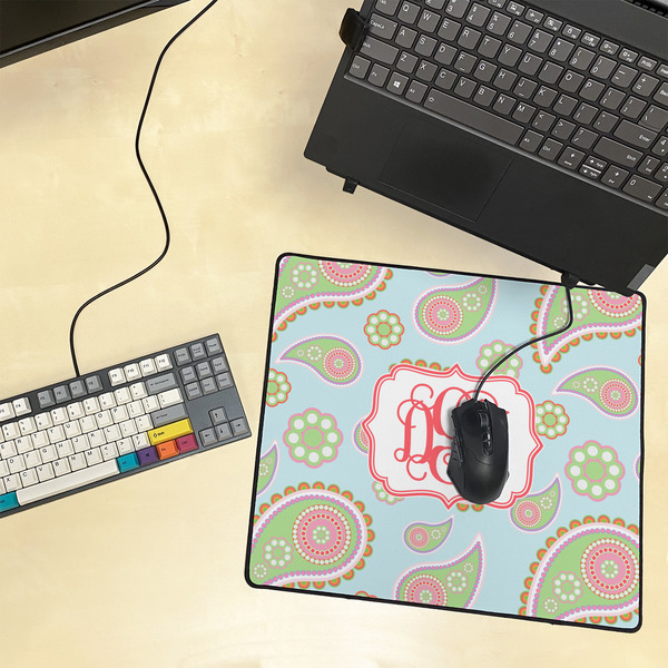 Blue Paisley Medium Gaming Mats - LIFESTYLE