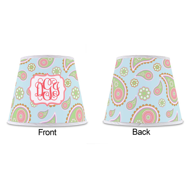Blue Paisley Poly Film Empire Lampshade - Approval