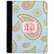 Blue Paisley Notebook Padfolio w/ Monogram