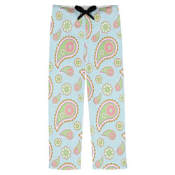 Blue Paisley Mens Pajama Pants