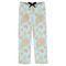 Blue Paisley Mens Pajama Pants - XS