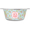 Blue Paisley Stainless Steel Dog Bowl - Small (Personalized)