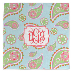 Blue Paisley Microfiber Dish Towel (Personalized)