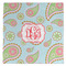 Blue Paisley Microfiber Dish Towel (Personalized)