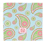 Blue Paisley Microfiber Dish Rag (Personalized)