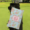 Blue Paisley Microfiber Golf Towels - Small - LIFESTYLE