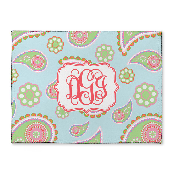 Custom Blue Paisley Microfiber Screen Cleaner (Personalized)