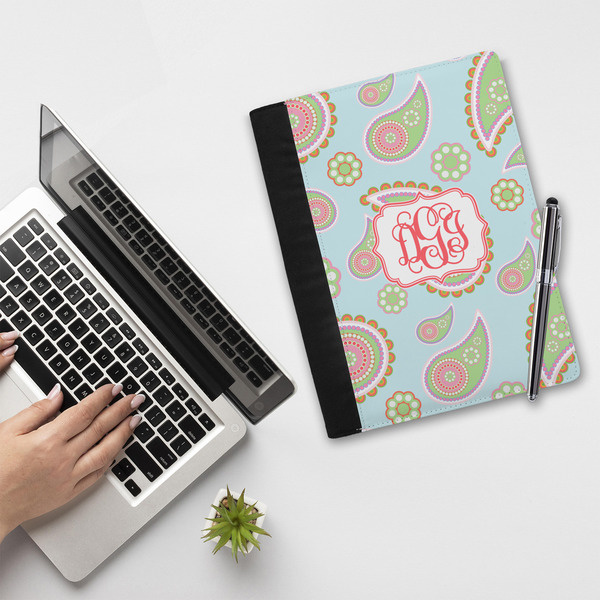 Blue Paisley Notebook Padfolio - LIFESTYLE (large)
