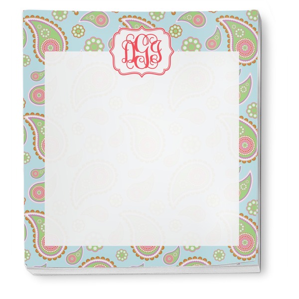 Blue Paisley Notepad - Apvl