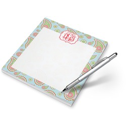 Blue Paisley Notepad (Personalized)