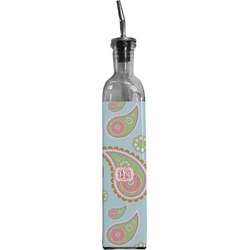 Blue Paisley Oil Dispenser Bottle (Personalized)