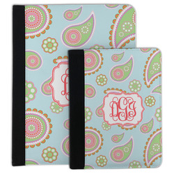 Blue Paisley Padfolio Clipboard (Personalized)