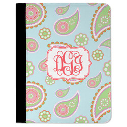 Blue Paisley Padfolio Clipboard (Personalized)