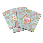 Blue Paisley Party Cup Sleeve (Personalized)