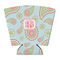 Blue Paisley Party Cup Sleeve - with Bottom (Personalized)