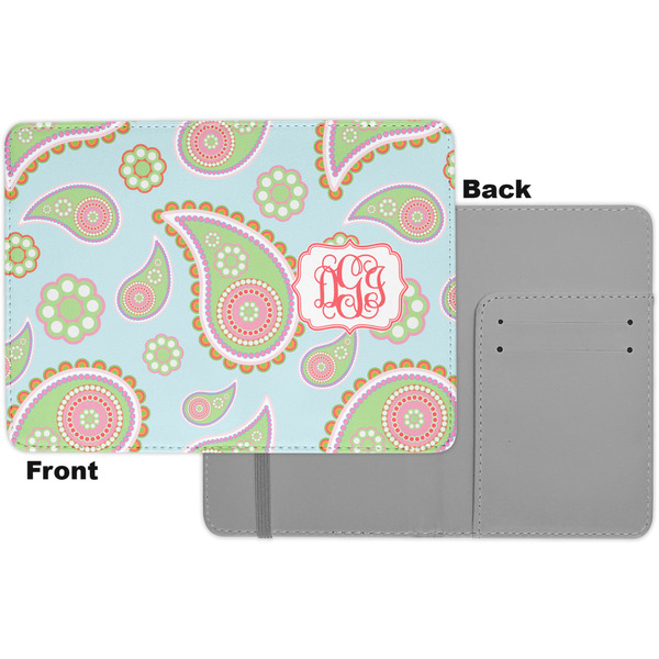Blue Paisley Passport Holder - Apvl