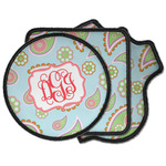Blue Paisley Iron on Patches (Personalized)
