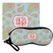 Blue Paisley Eyeglass Case & Cloth (Personalized)