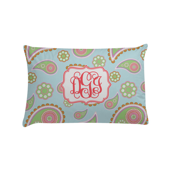 Custom Blue Paisley Pillow Case - Standard (Personalized)