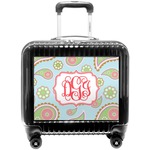 Blue Paisley Pilot / Flight Suitcase (Personalized)