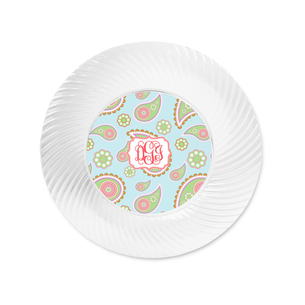 Blue Paisley Plastic Party Appetizer & Dessert Plates - Approval