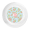 Blue Paisley Plastic Party Dinner Plates - Approval
