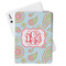 Blue Paisley Playing Cards (Personalized)
